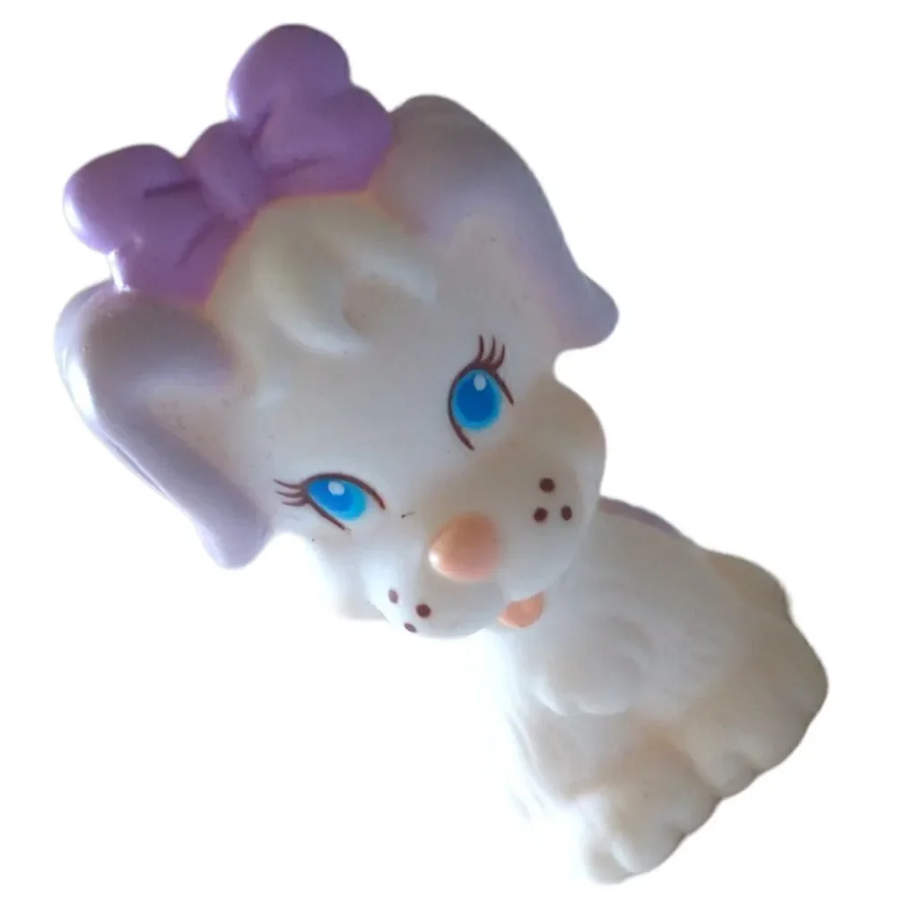 Quints Dog Puppy Vintage Purple White Vtg 1991 Dionne Quintuplets Replacement.‎